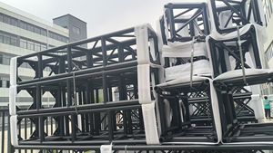 Sistema de armazón de techo de aleación de aluminio, armazón de techo de aluminio con pernos de escenario, armazón de iluminación para conciertos, escenario móvil para conciertos - Product Image 6