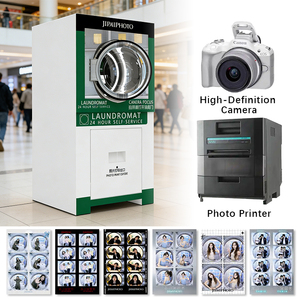 Kiosque <span class=keywords><strong>photo</strong></span> créatif JIPAI en forme de tambour, machine <span class=keywords><strong>photo</strong></span> en libre-service ambiance coréenne pour centres commerciaux et laveries automatiques - Product Image 1