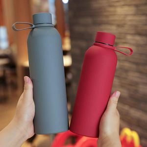 <b>Large</b> Capacity Stainless Steel Vacuum Insulated <b>Water</b> <b>Bottle</b> Children Custom Logo Minimalist Design Sports Flask - Product Image 5