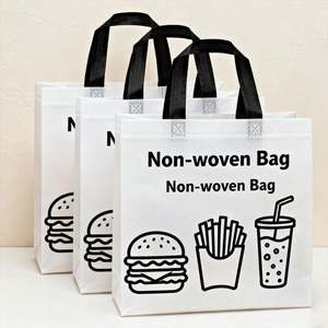 Bolsa Térmica Aislante Reutilizable para Llevar Comida, con Asa, Diseño Práctico, Bolsa de Tela No Tejida - Product Image 1