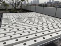 Canaux PVC MGS NFT de longueur personnalisée avec couvercles ouvrables pour table de culture hydroponique roulante