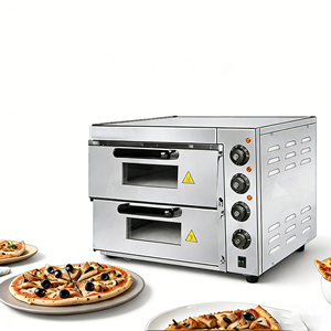 <span class=keywords><strong>Forno</strong></span> per Pizza in Acciaio Inox Economico con Pannello di Controllo Trasparente per Ristoranti Casual e Piccole Attività di Catering - Product Image 6