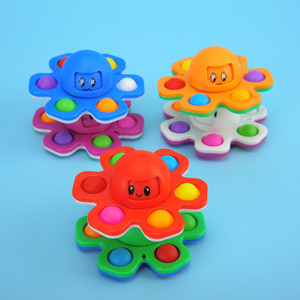Jouets à bulles de poulpe à changement de visage 2026 Juguetes Rotate Popit Fidget Toys Jouets sensoriels anti-stress à vendre - Product Image 1
