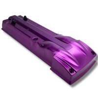 Couvre-culbuteur en aluminium 6061 sur mesure, usiné avec précision par tournage et fraisage CNC pour le Barra 4.0L