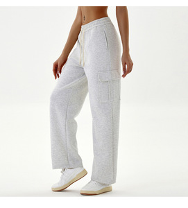 <strong>Women's</strong> <strong>Pants</strong> Trousers Flared Straight <strong>Cargo</strong> <strong>Pants</strong> Custom Sweatpants <strong>Women</strong> Cotton Wide Leg Full <strong>Pants</strong> <strong>for</strong> <strong>Women</strong> - Product Image 3