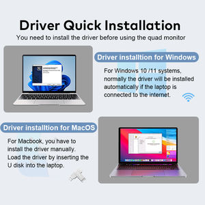 Monitor Portátil Plegable de 14 Pulgadas, Tendencia 2025, Extensor de Monitor Cuádruple, 1 Cable para 3 Pantallas, Puertos Tipo-C para Windows y MacOS - Product Image 4