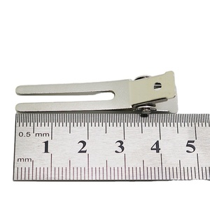 Moda de alta calidad Metal doble punta cocodrilo Pin rizos pinzas para el cabello para salón de belleza - Product Image 5