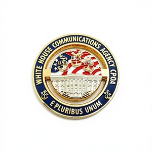 Distintivi/Pin personalizzati in lega di zinco nichelato nero a doppia faccia 3D per promozione aziendale - <span class=keywords><strong>Immagine</strong></span> moderna - Product Image 1