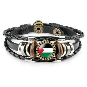 Pulsera Turística Conmemorativa Unisex Hecha a Mano en Henan, con Diseño de Bandera Nacional Asiática, Material Mixto, Estilo Vintage, para Turquía - Product Image 5