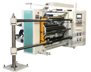Mesin Slitter Film kompleks otomatis yang andal lapisan Multi mesin pemotong Film Label pesawat ulang Slitter mesin