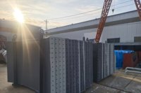 Système de silo à calcaire personnalisé pour le stockage, l'alimentation et le dosage de poudres avec dépoussiéreur, vis sans fin, capteur de niveau et aide à la circulation