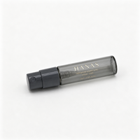 Flacon de parfum miniature personnalisé de 2 ml en verre ambré, vaporisateur, échantillon, brume fine, portable, vide, testeur de parfum avec étiquette privée