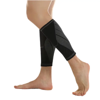 Enveloppe d'acupression de coussin de pression de renfort de veau de sciatique pour avec des douilles de Compression douille de récupération commune couleur de la peau réglable