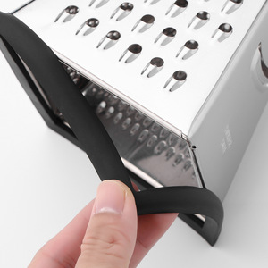 <span class=keywords><strong>Râpe</strong></span> <span class=keywords><strong>à</strong></span> <span class=keywords><strong>fromage</strong></span> manuelle <span class=keywords><strong>professionnelle</strong></span> en acier inoxydable, 4 côtés, multifonction, parmesan, légumes, gingembre, passe au lave-vaisselle - Product Image 4