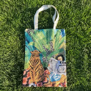 Пользовательские гобелены черно-белый холст Cavas Tote Bags De Colores с вышивкой карман на молнии логотип для рекламного бизнеса