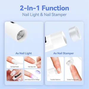 Lámpara LED Portátil Mini Recargable para Uñas, Lámpara UV LED Mini para Secado de Gel, Luz UV Inalámbrica para Curado de Resina, Mini Secador de Uñas - Product Image 5