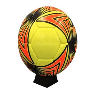 Balón de Fútbol Cosido a Mano con Logotipo Personalizado al por Mayor, Texturizado, de PU, TPU, PVC, Cuero, Ligero, Duradero, para Entrenamiento, Fabricante - Product Image 1