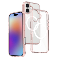 Étui de téléphone magnétique à la mode Téléphone étui élégant Transparent à la mode PC TPU Materialfor iPhone 17 Series