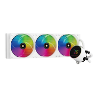 Refroidisseur de processeur liquide AIO haute efficacité 360 mm 72 CFM avec roulement S-FDB ARGB PWM silencieux