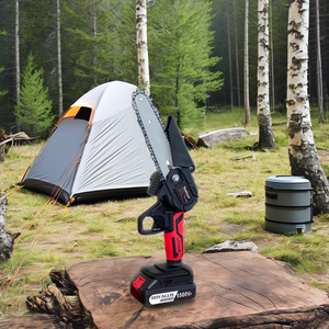 Motosierra Eléctrica Portátil Recargable con Batería de Litio de 4/6 Pulgadas para Uso en Exteriores, Pequeña, para Cortar Leña en el Hogar - Product Image 5