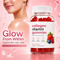Gummies de collagène sain avec biotine, glutathion et peptides marins pour la beauté des cheveux, de la peau et des ongles