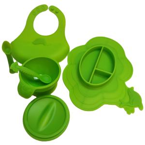 Tazón de succión de silicona personalizado de alta calidad y cuchara de entrenamiento suministros de alimentación para bebés recién nacidos - Product Image 2