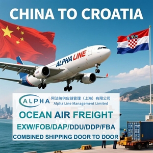 Transitaire aérien express porte à porte EXW FCA FOB DDP DAP FBA de Chine vers la Croatie <span class=keywords><strong>Agent</strong></span> d'expédition aérienne Assurance Livraison - Product Image 1