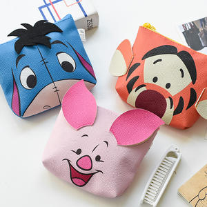 Fabrication personnalisée de porte-clés, mini pochette, sac cosmétique brodé à double fermeture éclair 3D - Product Image 3