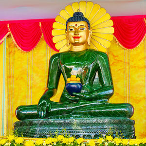 Décoration extérieure Bouddha Sculpture en résine sur mesure grandeur nature Statues <span class=keywords><strong>de</strong></span> Bouddha en fibre <span class=keywords><strong>de</strong></span> verre - Product Image 4