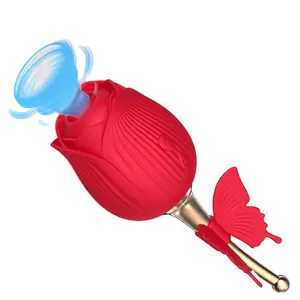 klitoris stimulator saug Suppliers-Neues Clit Sucker Vib rating Rose Vibrator Sexspielzeug, 10 Intensive Saug Rose Flower Clitoris Stimulator Rose Spielzeug für Frauen