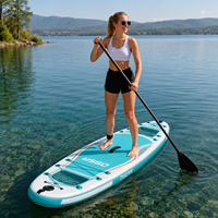 Tabla de SUP Recreativa para Turismo, Venta al Por Mayor, Logotipo Personalizado OEM, con Ventanas Dobles Transparentes para Paseos por Lagos y Aventuras Vacacionales
