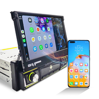Moniteur Portable IPS HD 7" Écran Carplay Sans Fil Affichage Auto Android Sans Fil pour Voiture Stéréo Multimédia Universel