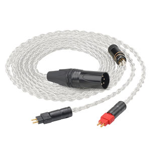Câble d'écouteurs équilibré en argent pur pour HD580/<span class=keywords><strong>HD600</strong></span>/HD650/HD25/HD660S, connecteurs 2.5mm/4.4mm/XLR, haut-parleur en PVC - Product Image 5