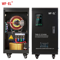 Regulador Automático de Voltaje Monofásico TND-15KVA de Cobre, 150V-220V CA, Interfaz de Pantalla Táctil, Certificado CE, Alta Eficiencia