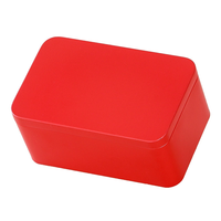 Boîte en métal rectangulaire vintage personnalisée avec couvercle pour biscuits imprimés, menthe, thé, snus, safran, qualité alimentaire