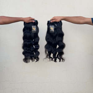 Extensions de cheveux humains vierges bruts indiens non traités, qualité Temple, fournisseurs d'extensions de cheveux humains vierges bruts de type Mink indien - Product Image 2