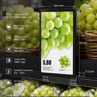 Prijskaartjes LCD Elektronische Prijskaartjes Volledig Kleurenscherm Slimme Schaplabels LCD Display Vershoudwinkels Supermarkten SUNTEK