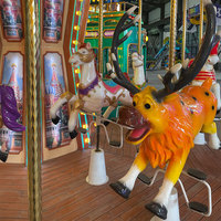 Manège en fibre de verre pour enfants et adultes, équipement de parc d'attractions intérieur/extérieur pour aires de jeux