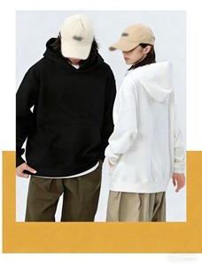 Sudadera con Capucha Personalizada con Logotipo Bordado, 500 g/m², 100 % Algodón, Unisex, Invierno, Talla Grande, Ecológica, Corte Holgado, Camiseta para Hombre - Product Image 5