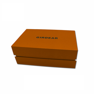 Luxury black large magnet flat pack rigid cardboard paper gift packaging shoe box