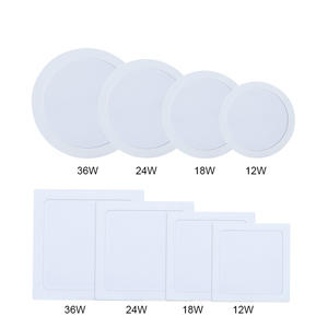 Pannello LED Plafoniera Rotonda 2x2 18W 24W 36W COB DOB Sottile Superficie Piana Illuminazione a Soffitto - Product Image 1