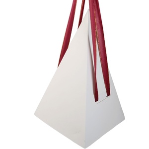 Sunshine Custom Brand <b>Packaging</b> Logo to Go Pyramid Box to Share Cardboard Pyramid Food Box Cardboard Manufacturers - Product Image 1