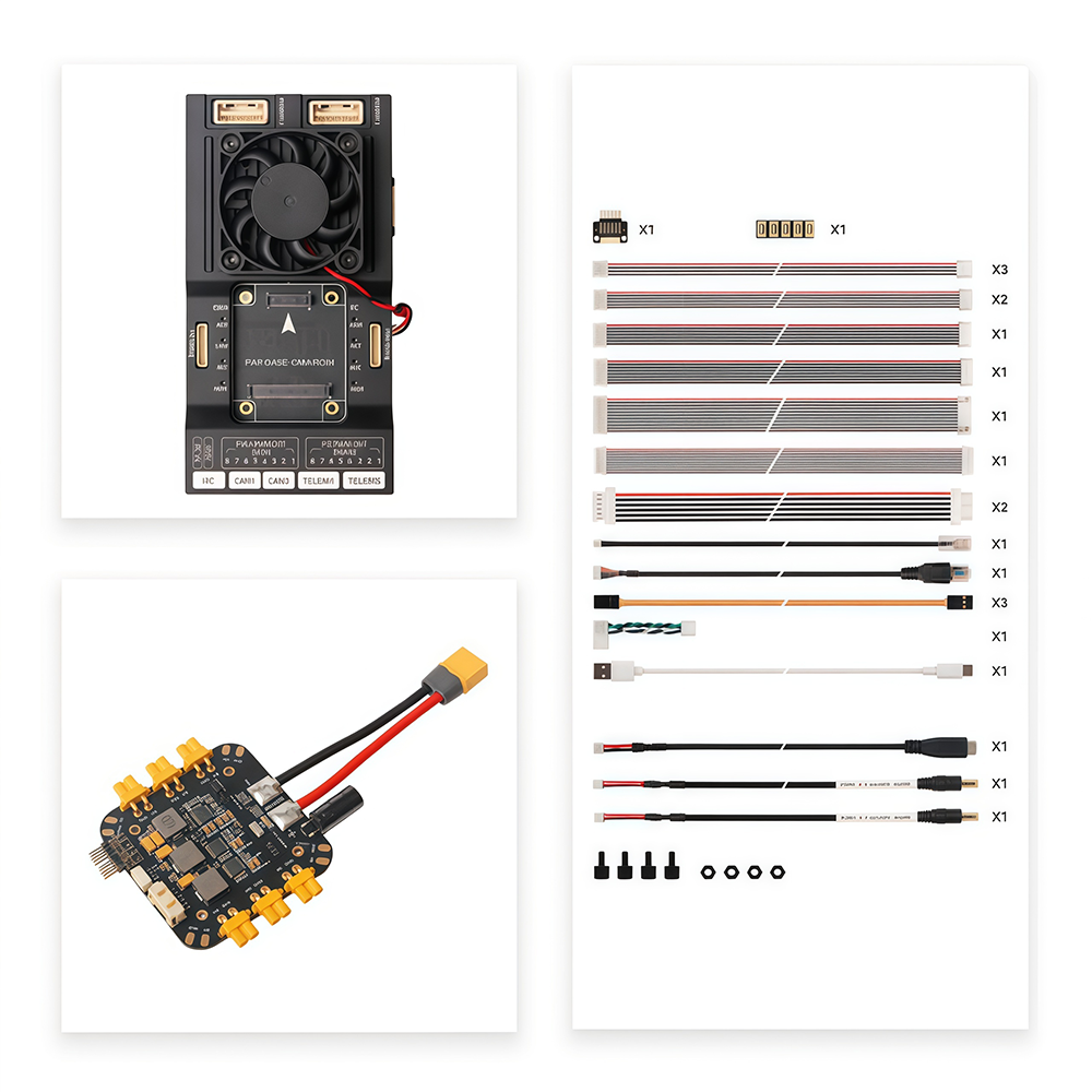 Carte mère RPi CM4 + Module d'alimentation PM03D