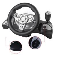 Drop FT38D6 Jeu Volant PS-2/PC D-INPUT/X-INPUT Ordinateur Travail VAPEUR Vibration Pc Jeu Voiture Racing Volant Jeu