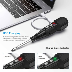 Destornillador Eléctrico, Destornillador con Punta Esférica, Pequeño, con 10 Puntas Incluidas, el <span class=keywords><strong>Mejor</strong></span> Destornillador Eléctrico Recargable - Product Image 2