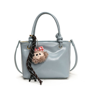 Nouveau Sac à Bandoulière Rétro Tendance pour Femme, Texture Unie, Fermeture Éclair, en Polyester Portable - Product Image 4