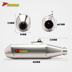 Pot d'Échappement Universel pour Moto SS <span class=keywords><strong>FMF</strong></span> Section de Queue à Col Long Échappement <span class=keywords><strong>FMF</strong></span> pour KAWASAKI-KLX230 KTM-ZXC Échappement KTM <span class=keywords><strong>FMF</strong></span> - Product Image 6