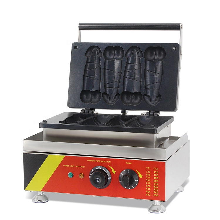 Коммерческий влагалища вафельница пенис Бейкер машина Electric110V 220V для хот-догов колбаса форме пениса вафельница пекарское оборудование