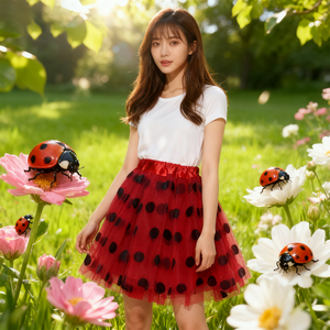 <span class=keywords><strong>Vestito</strong></span> coccinella PESENAR, adatto per Costume coccinella e feste a tema coccinella - Product Image 4