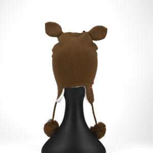 Bonnet d'hiver confortable en peluche pour enfants, style OEM/ODM, avec broderies, idéal pour les fêtes <span class=keywords><strong>de</strong></span> Noël - Product Image 3